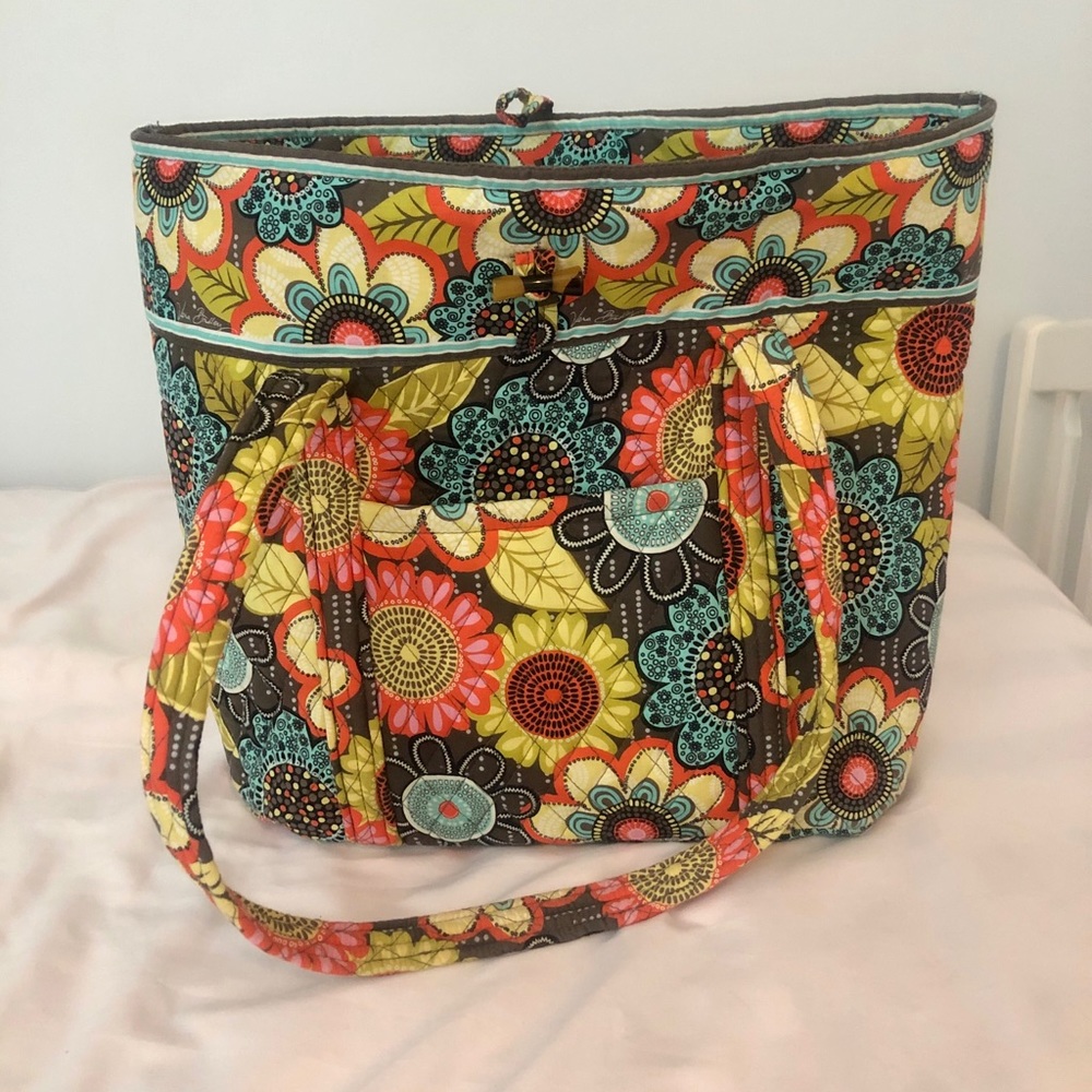 Vera Bradley Floral Print Large Tote